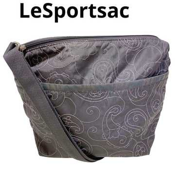 LeSportsac shoulder bag with paisley embroidery f… - image 1