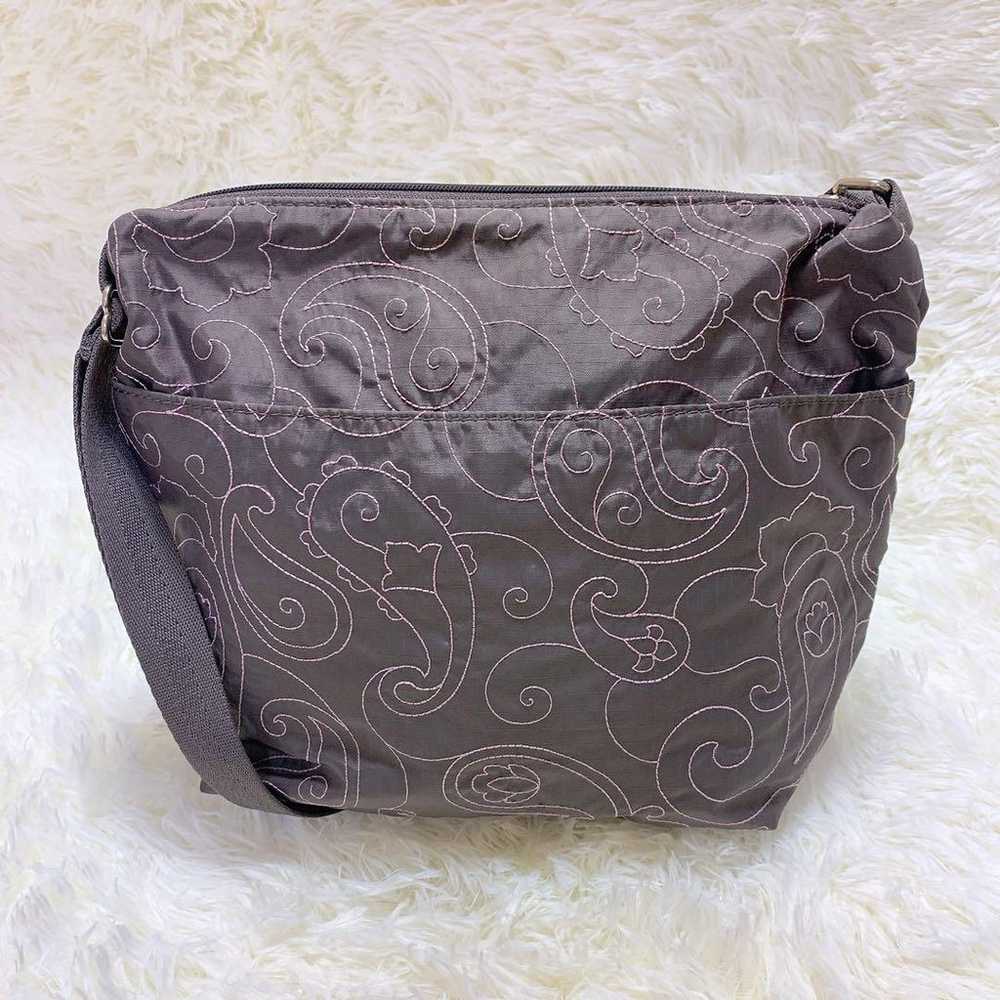 LeSportsac shoulder bag with paisley embroidery f… - image 2