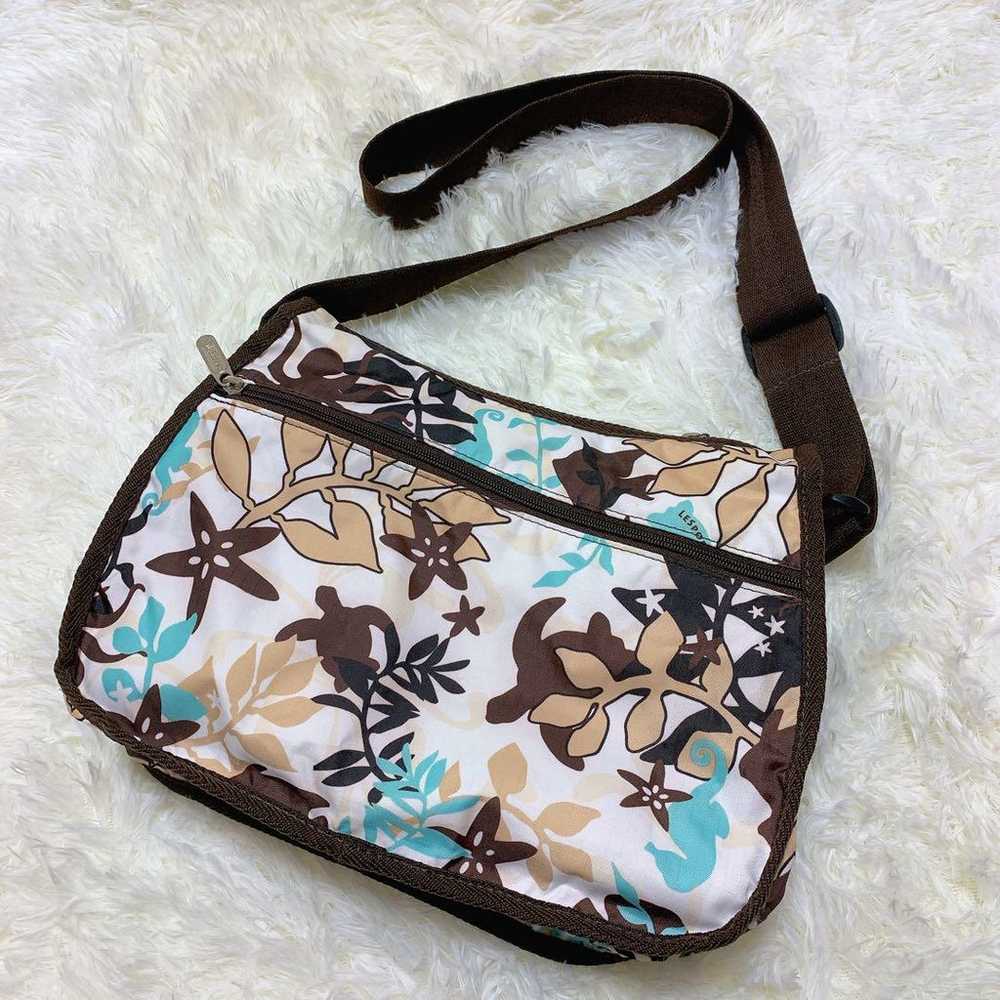 LeSportsac Shoulder Bag Aquatic Party - image 8