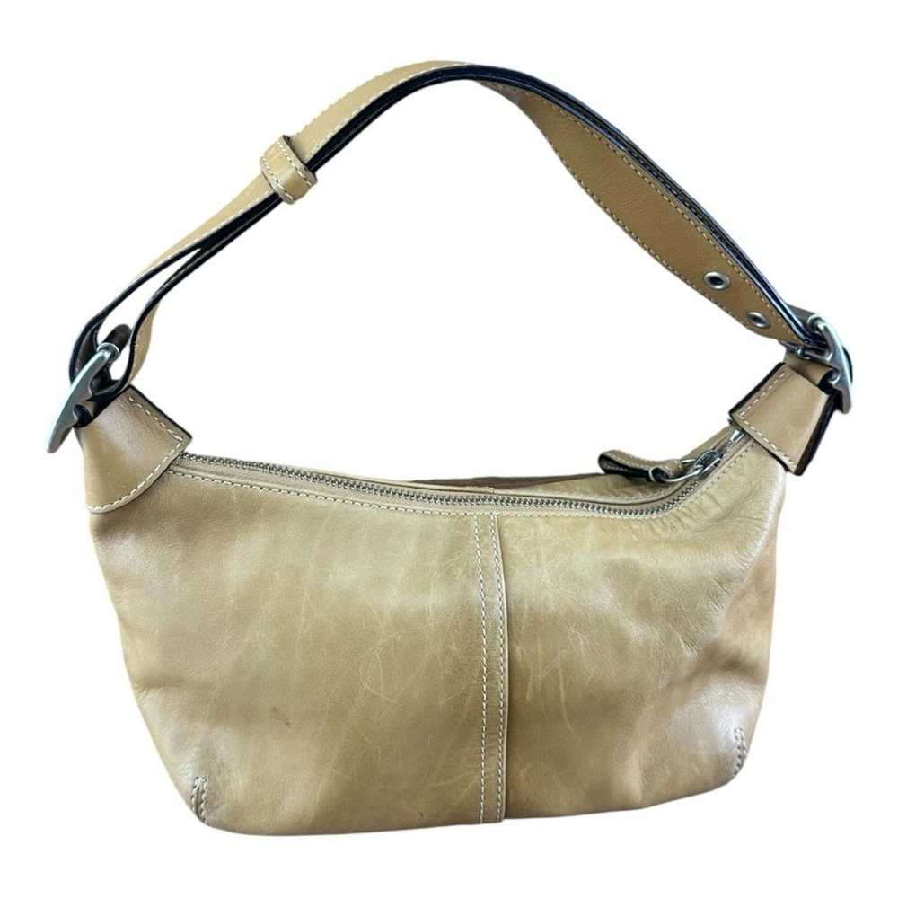 Coach Cowhide Leather Bleeker Tattersall Hobo Bag… - image 1