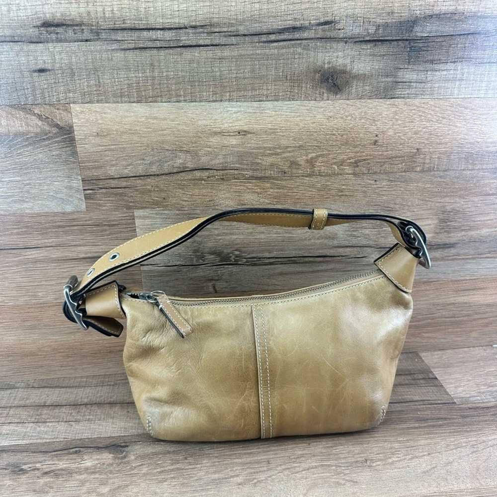 Coach Cowhide Leather Bleeker Tattersall Hobo Bag… - image 3