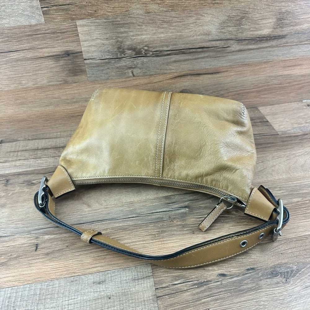 Coach Cowhide Leather Bleeker Tattersall Hobo Bag… - image 6