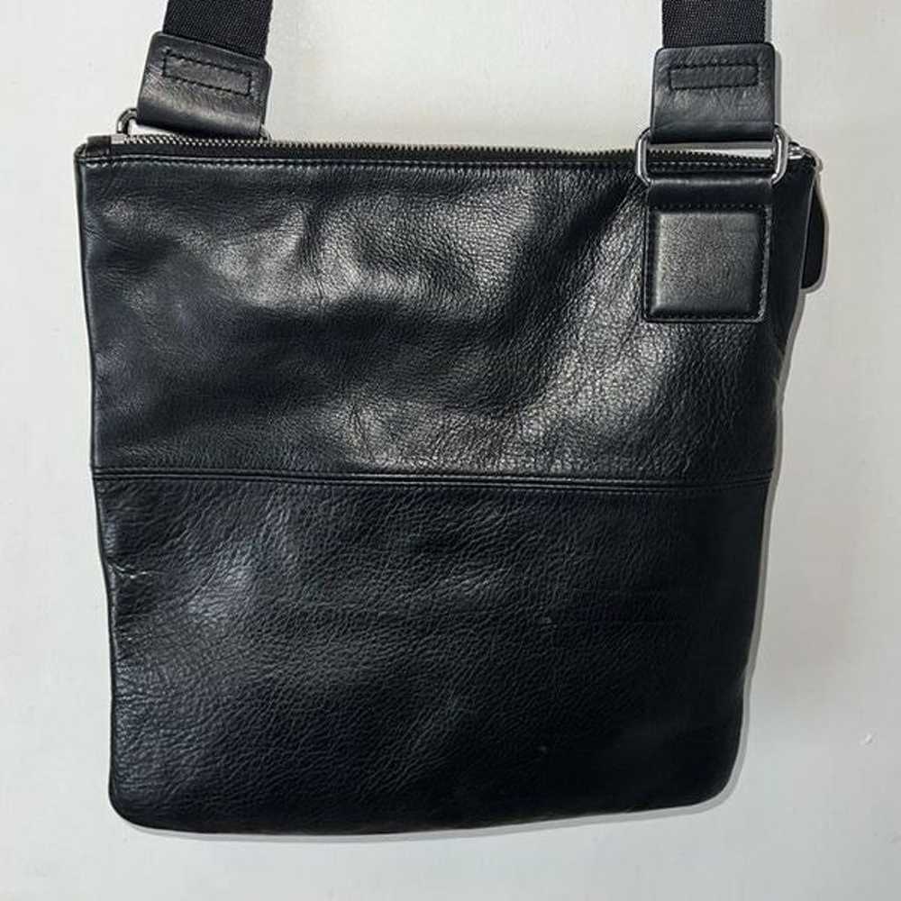 MARGOT Black Leather Crossbody Purse - image 5