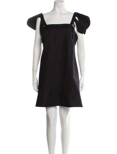 Adriana Degreas Shift Dress Black Cutout Accent S… - image 1