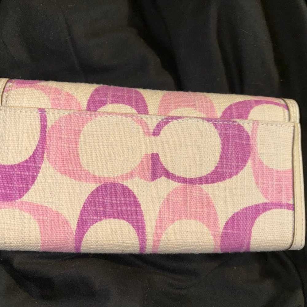 Vintage carly Coach purse & wallet NEW ! Pink - image 9