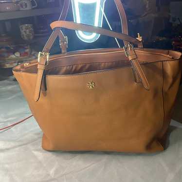 Tory Burch Saffiano Leather Tote - image 1