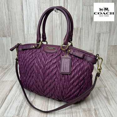 33 COACH Coach 2WAY Handbag Shoulder Bag - image 1