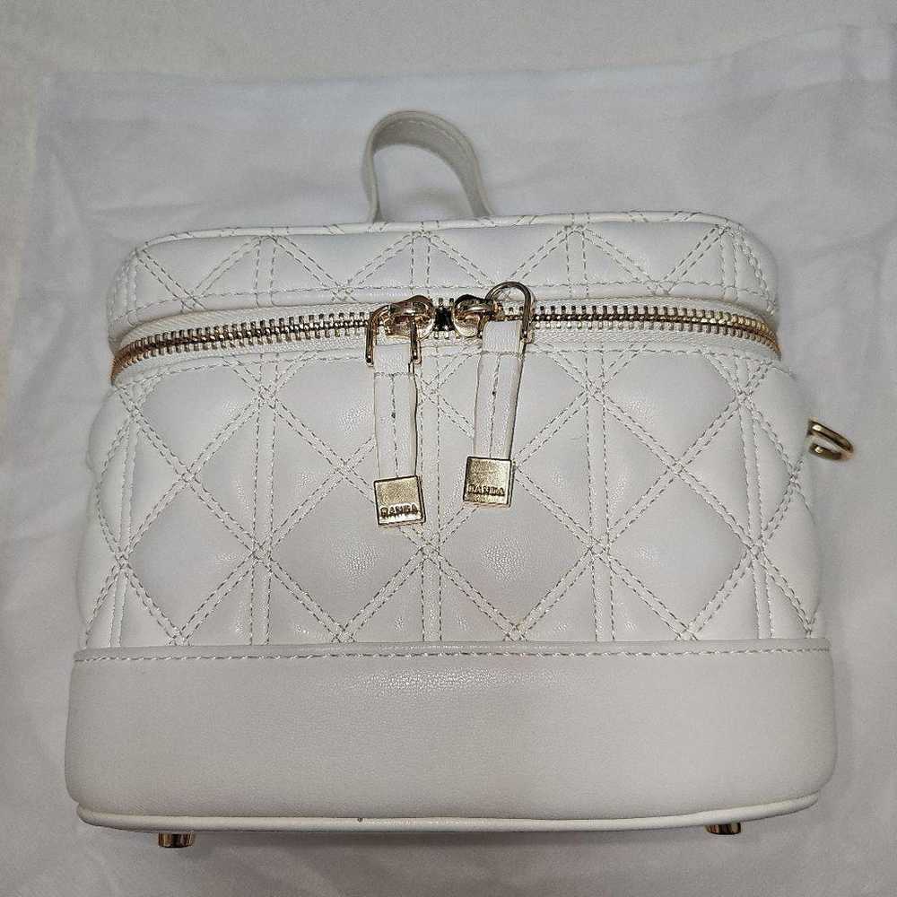 RANDA White Quilting Handbag Vanity Bag - image 2