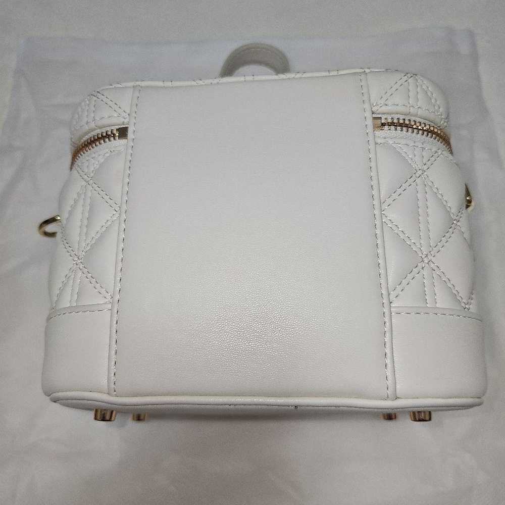 RANDA White Quilting Handbag Vanity Bag - image 4