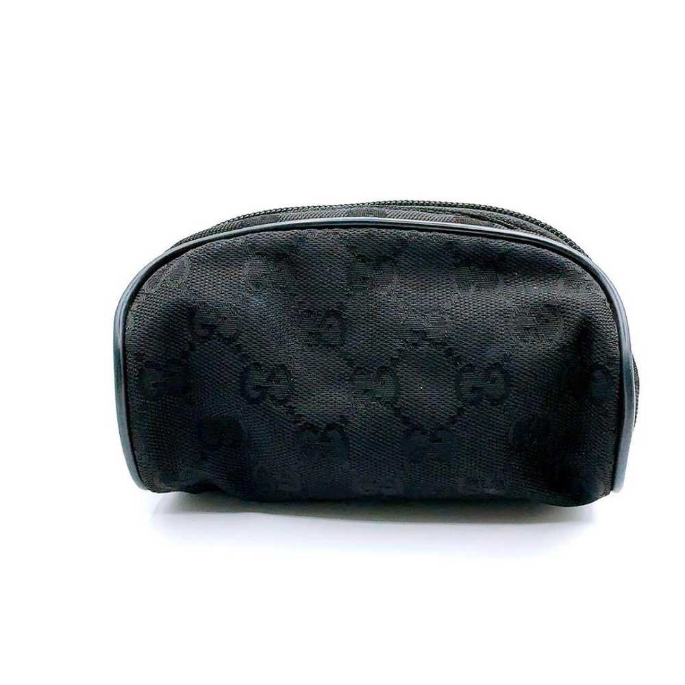 Gucci pouch makeup pouch GG canvas black series - image 2