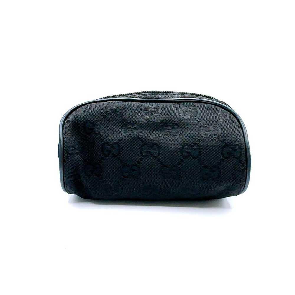 Gucci pouch makeup pouch GG canvas black series - image 3