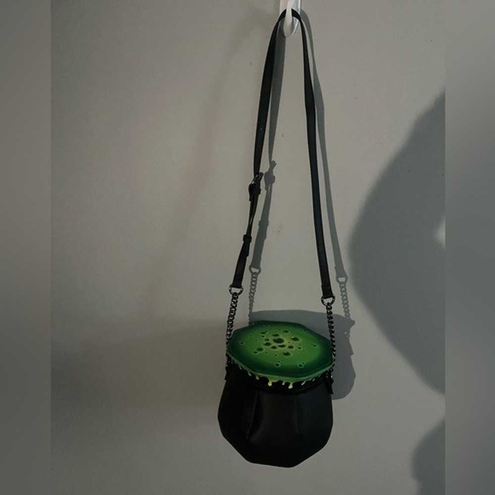 Mad engine Cauldron black and green crossbody pur… - image 2