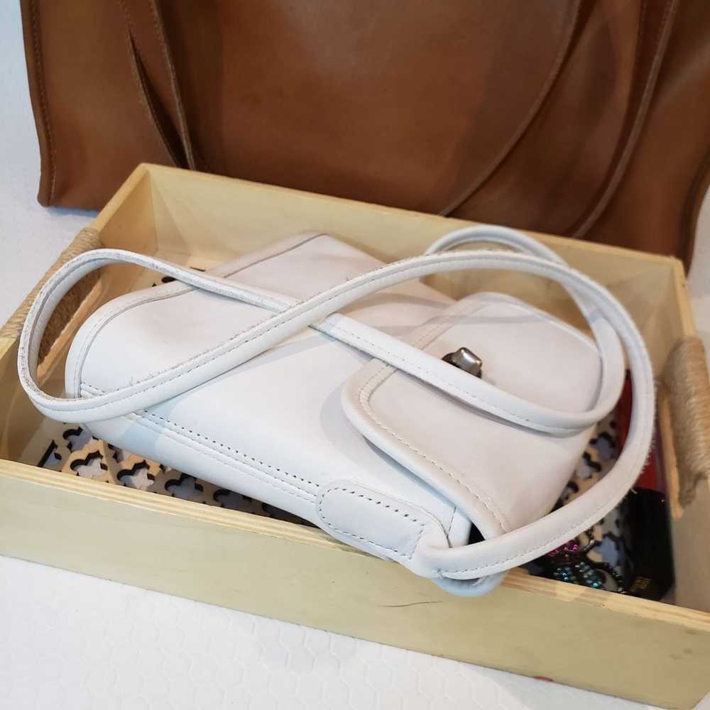 intage Coach 9049 Tango White Leather  C - image 5