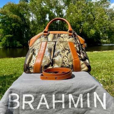 BRAHMIN DOUBLE ROSE PAIR shops IN TRUFFLE MELBOURNE