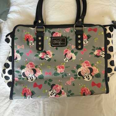 Disney Boutique Minnie Mouse Floral Large Bag - image 1