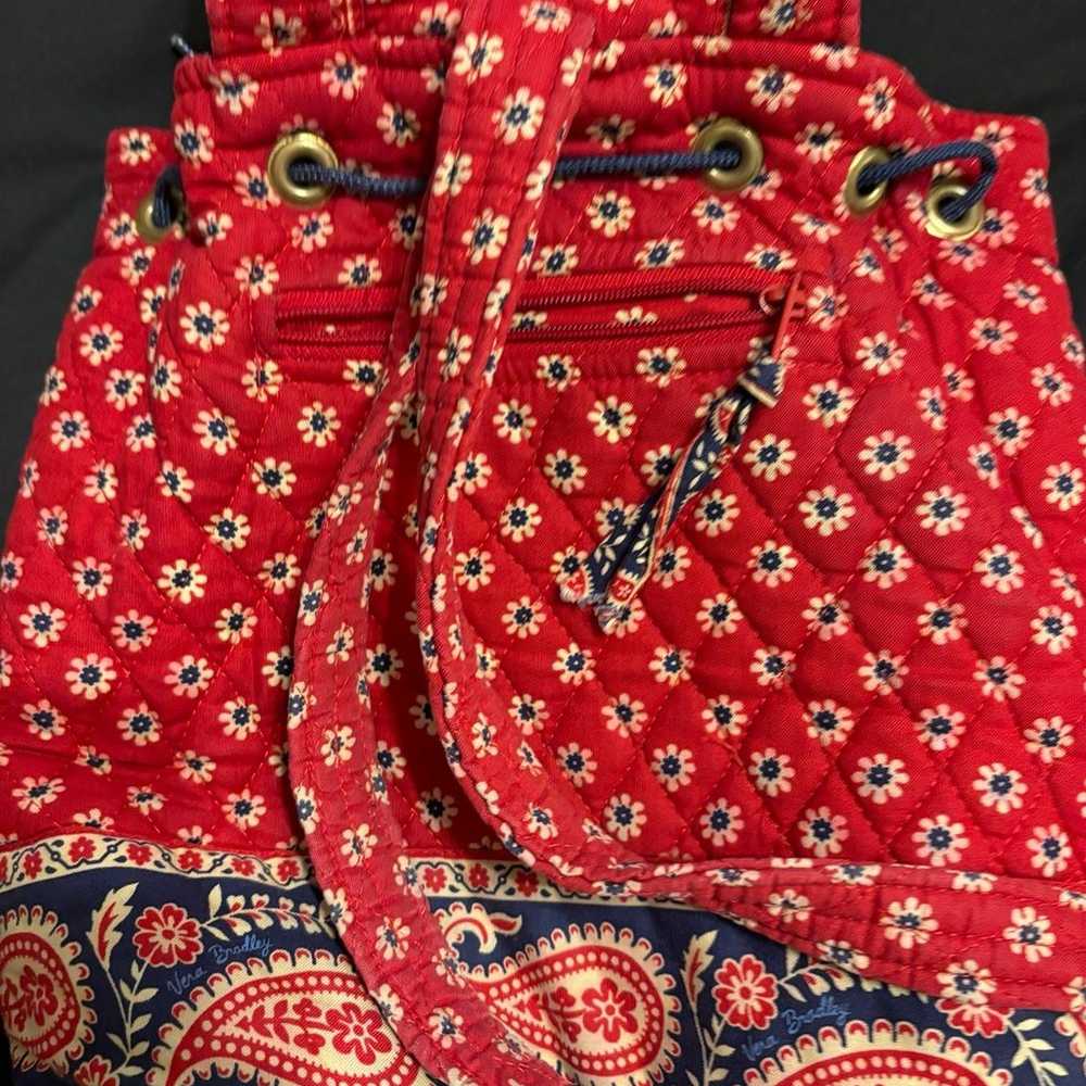 Vintage Vera Bradley drawstring backpack - image 7