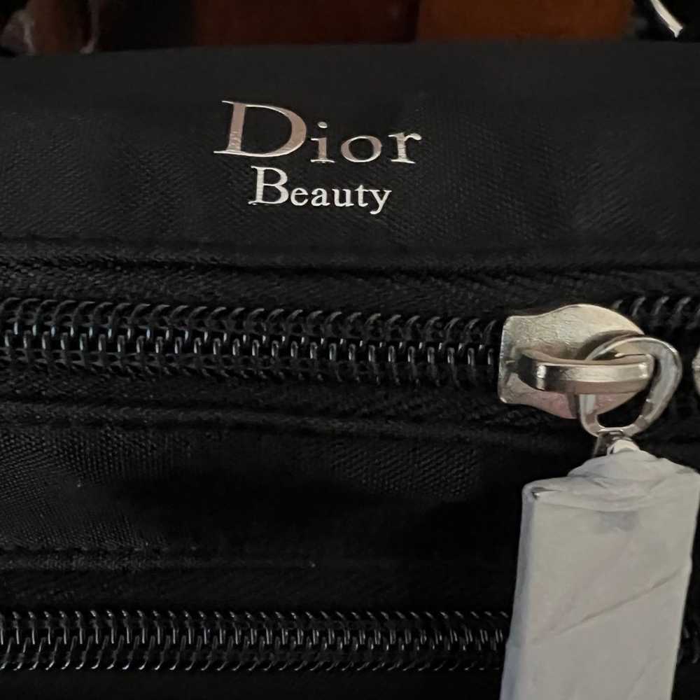 NWOT Dior Beauty Black Soft Cosmetic Travel Case … - image 11