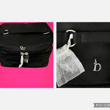 NWOT Dior Beauty Black Soft Cosmetic Travel Case … - image 1