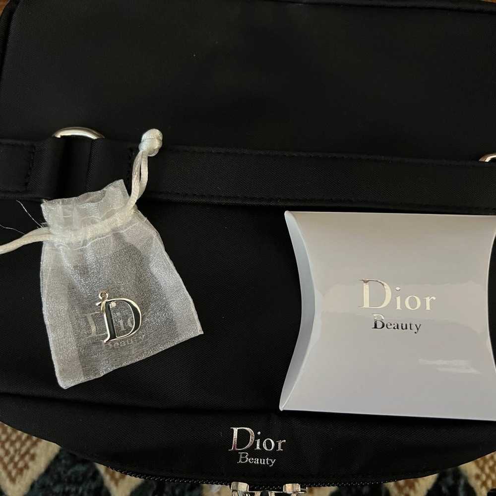 NWOT Dior Beauty Black Soft Cosmetic Travel Case … - image 6