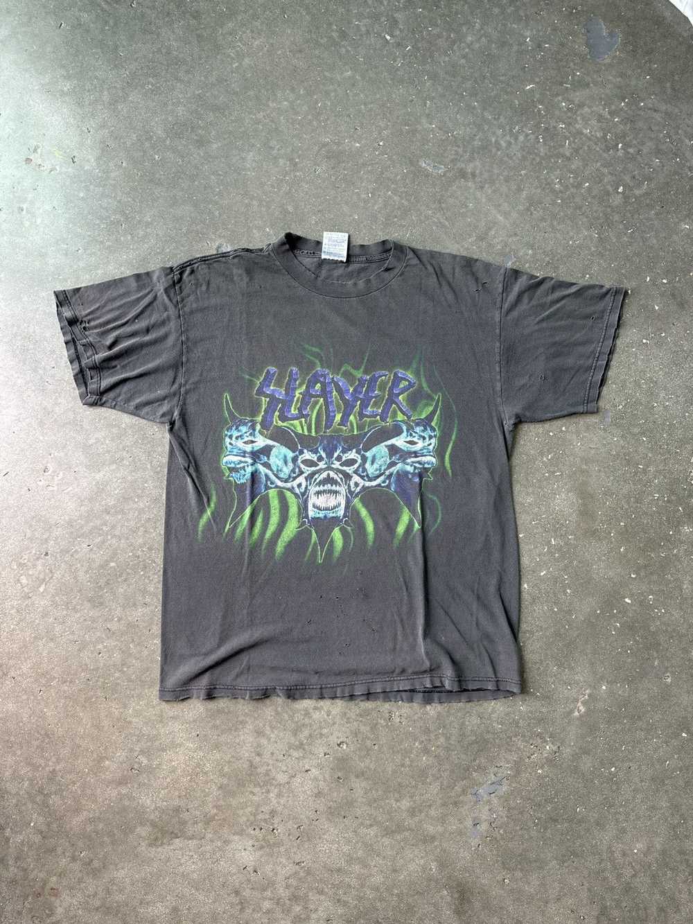 Slayer Vintage Thrashed Faded Tee - image 1