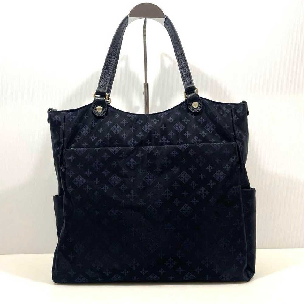 russet LACHIC tote bag Navy - image 3