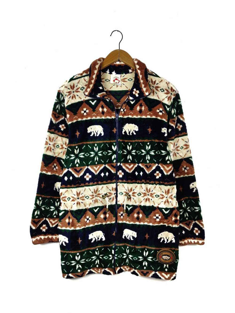 Canadian Sweater × Made In Canada × Navajo Vintag… - image 1