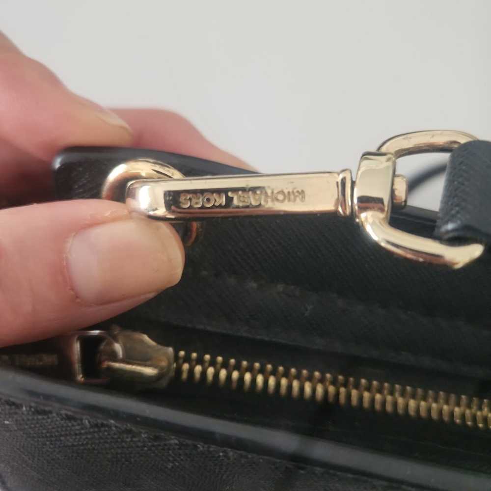 Michael Kors Black Coin Purse Pebbled Leather - image 3