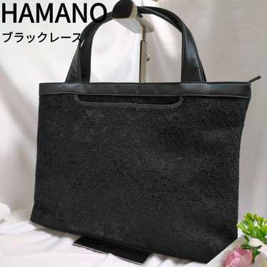 【Excellent condition】HAMANO Formal Tote Bag Black 