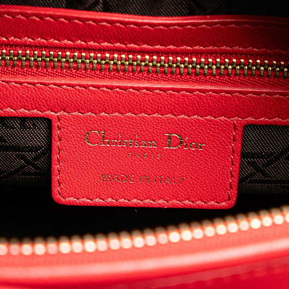 Product Details Dior Red Medium Lambskin Cannage … - image 6