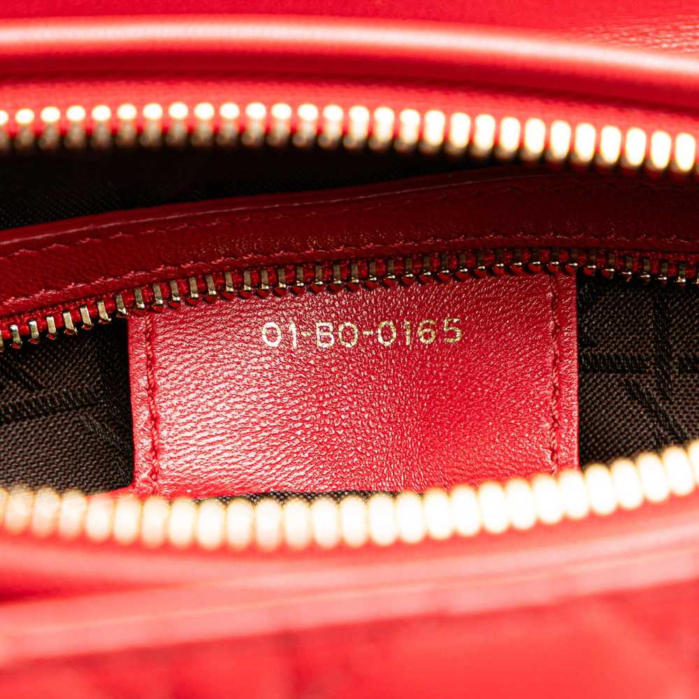 Product Details Dior Red Medium Lambskin Cannage … - image 7