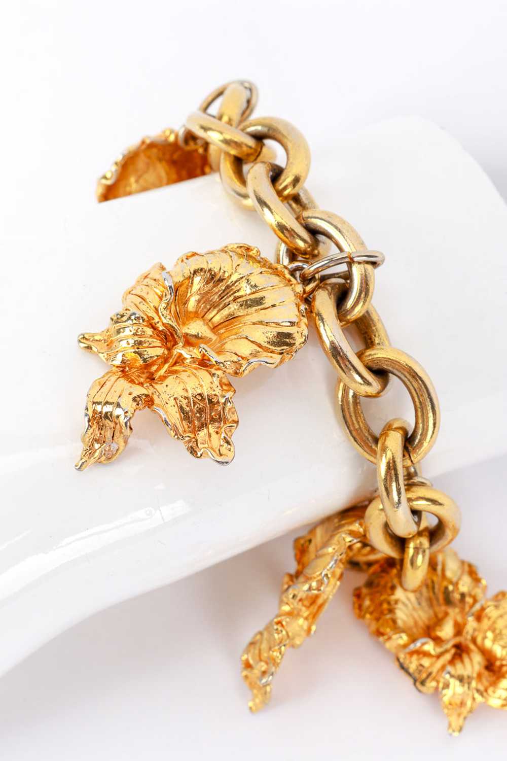 LEONARD Golden Orchid Bracelet - image 3