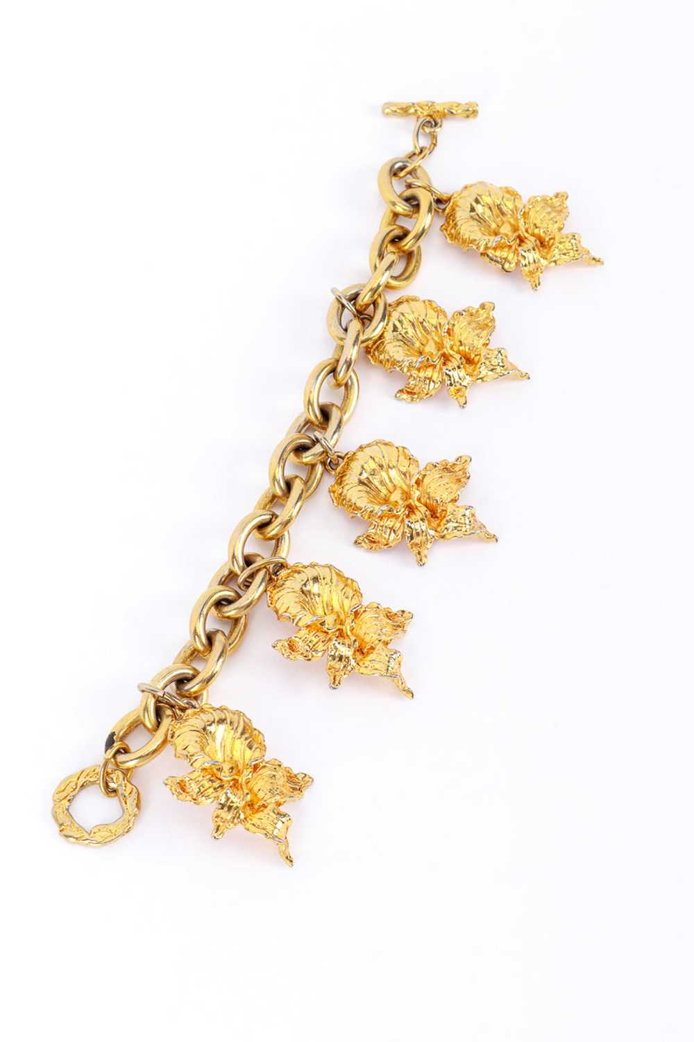 LEONARD Golden Orchid Bracelet - image 4