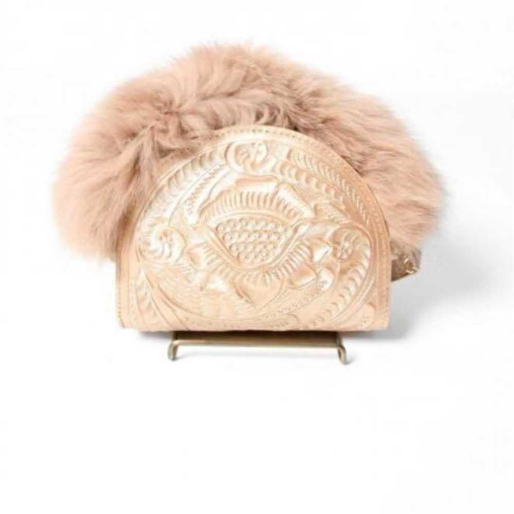 Grace Continental/Carving Tribes 2way Fur Bag. - image 11