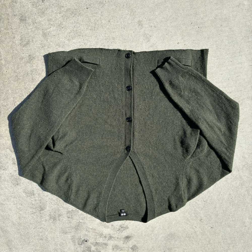 Vintage Green Wool Cardigan - image 1