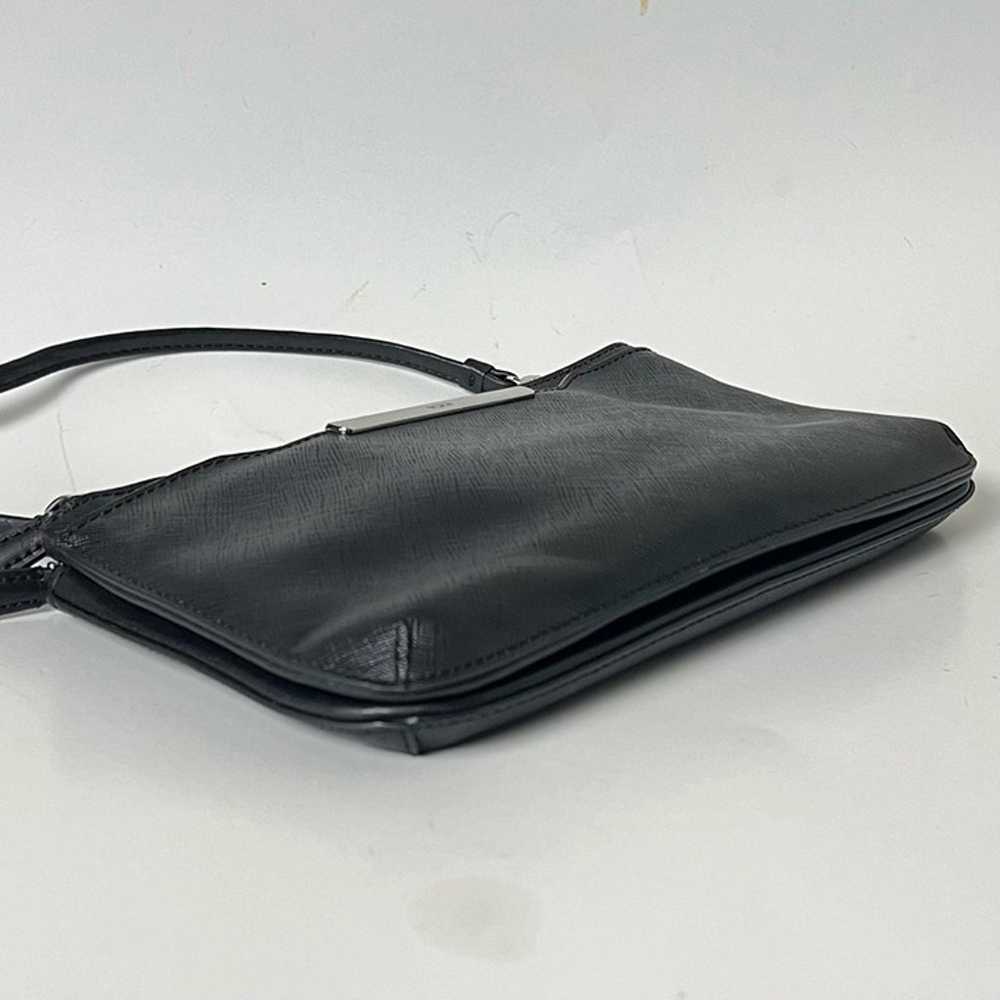 Tumi Crossbody Bag Black Saffiano Leather Removab… - image 11