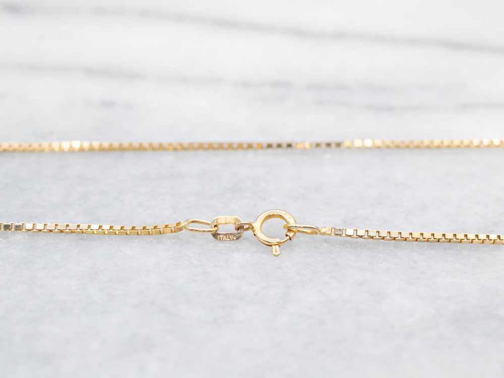 Long Box Chain with Spring Ring Clasp - image 2