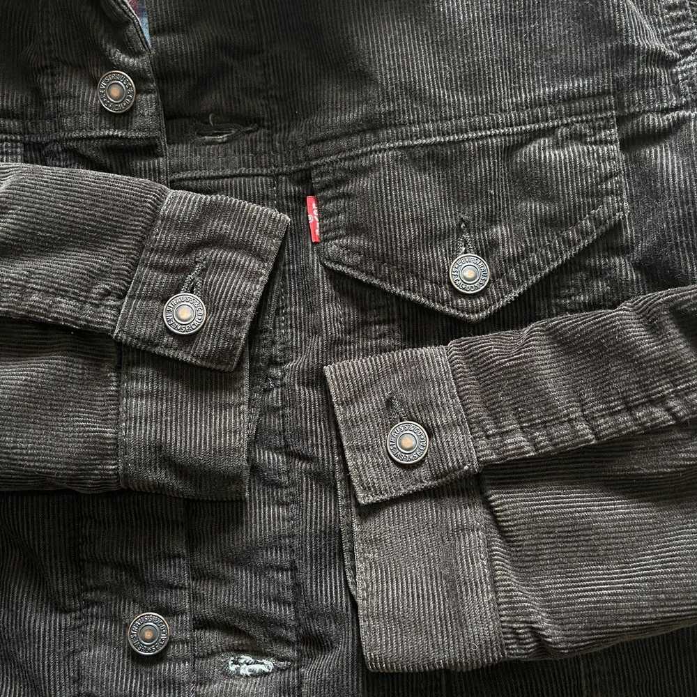 Levi's × Vintage Levi's Denim Corduroy Trucker Ja… - image 6