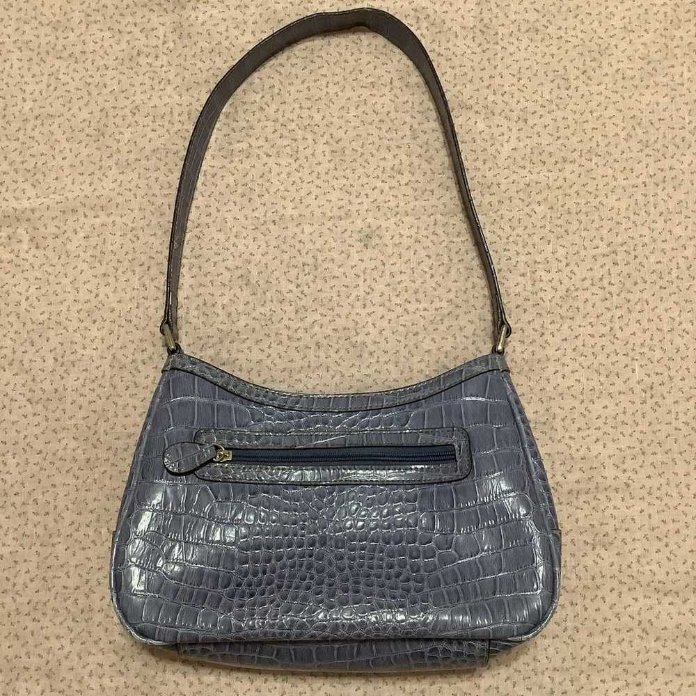 Liz Claiborne Vintage Y2K Periwinkle Crocodile Mu… - image 2