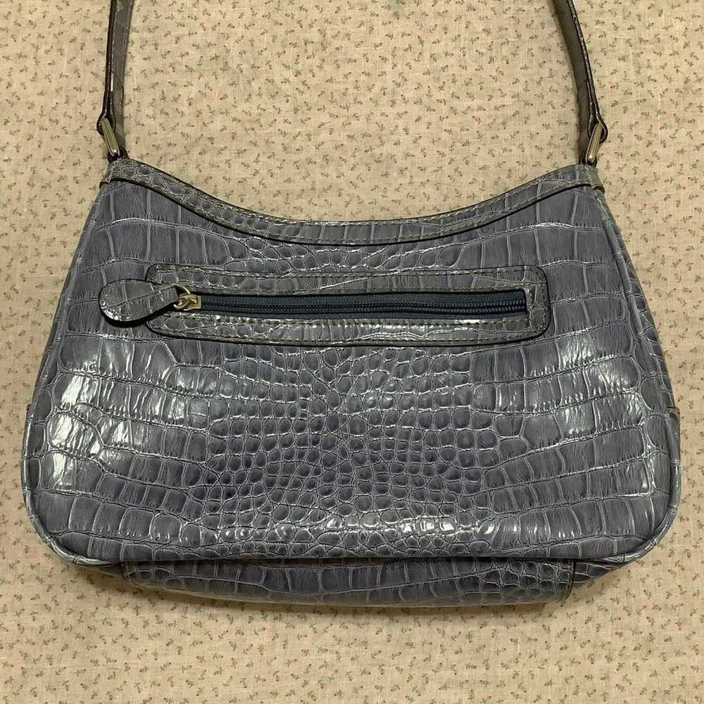 Liz Claiborne Vintage Y2K Periwinkle Crocodile Mu… - image 3