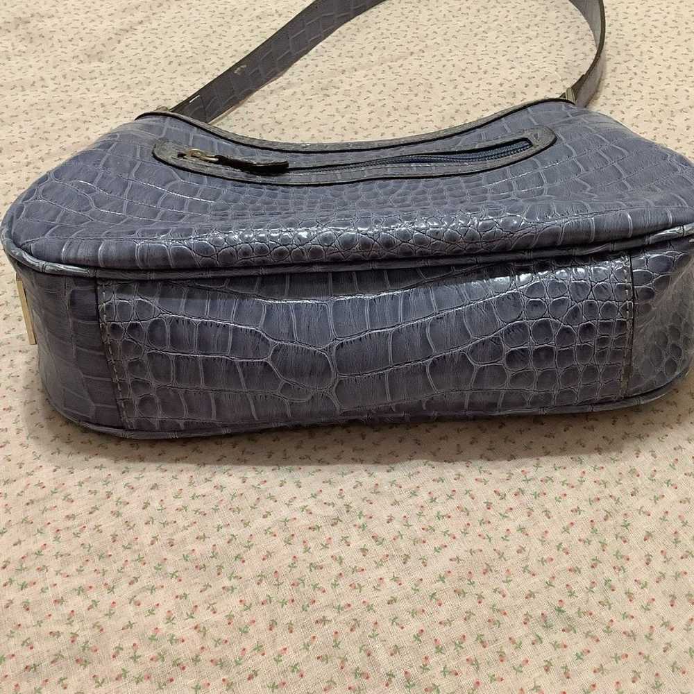 Liz Claiborne Vintage Y2K Periwinkle Crocodile Mu… - image 7