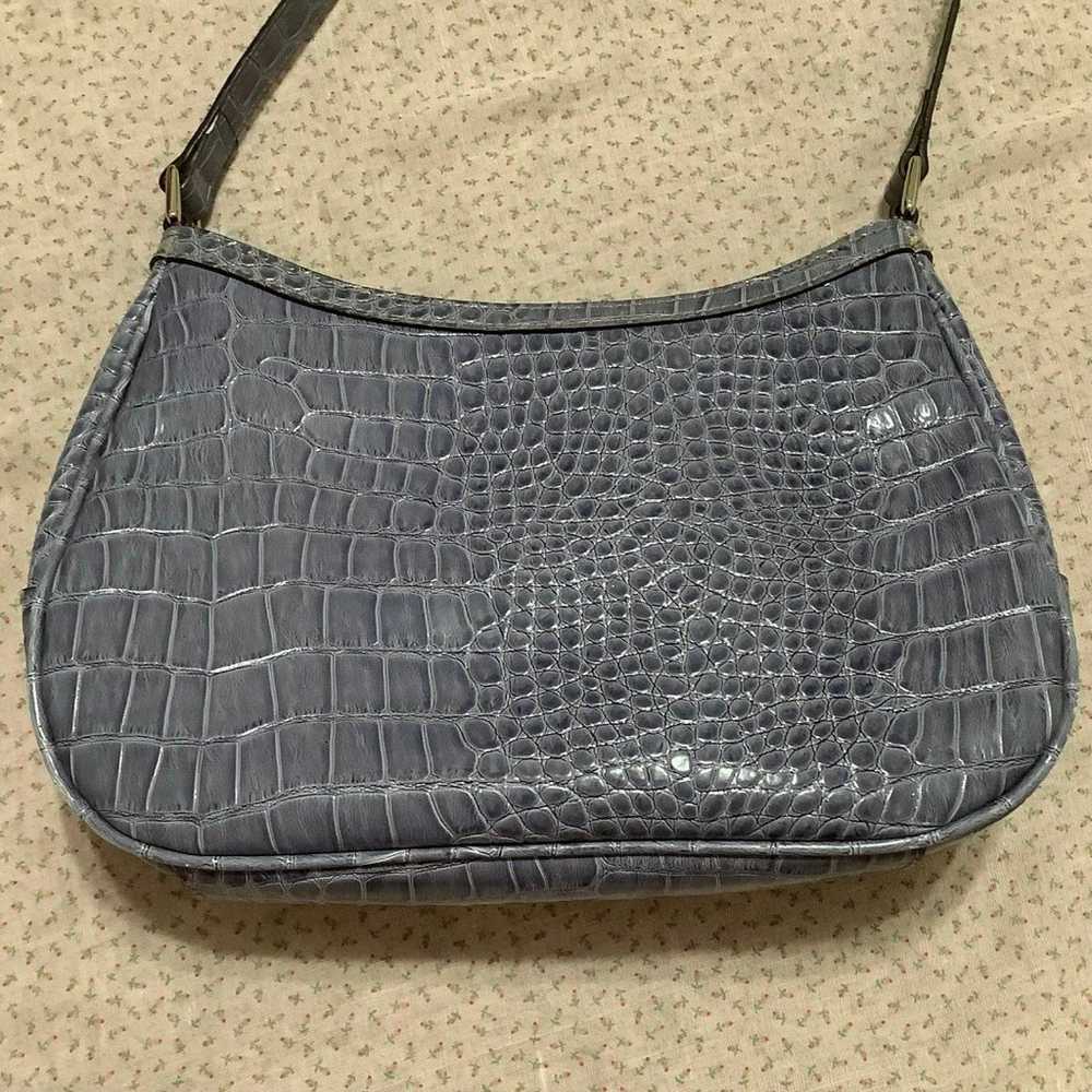 Liz Claiborne Vintage Y2K Periwinkle Crocodile Mu… - image 9