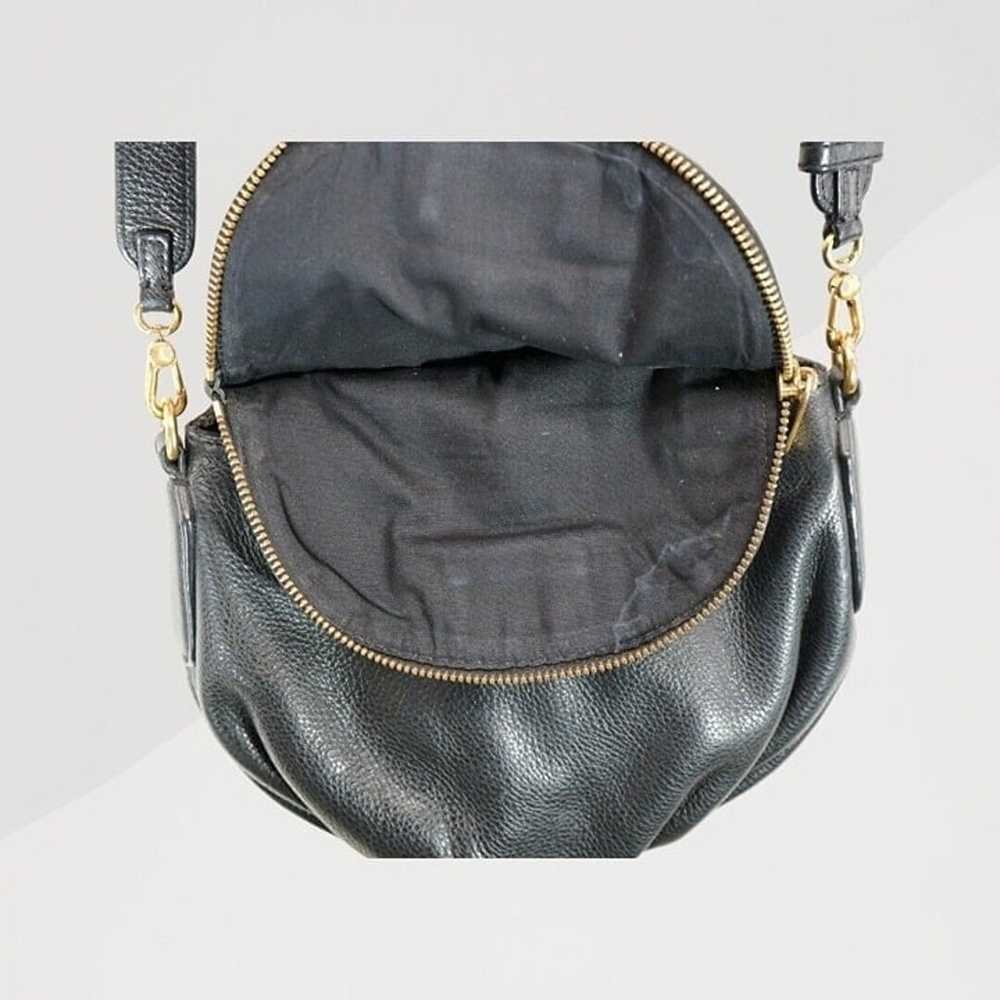 Vtg 90s Marc Jacobs Black Leather Crossbody Purse… - image 10