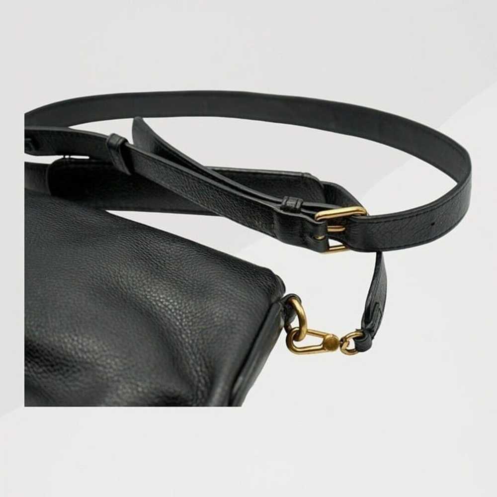 Vtg 90s Marc Jacobs Black Leather Crossbody Purse… - image 7