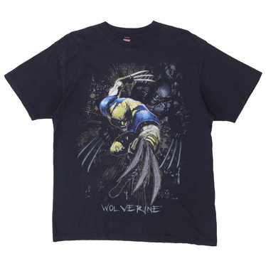 Vintage Mad Engine Marvel Wolverine T-Shirt Black… - image 1