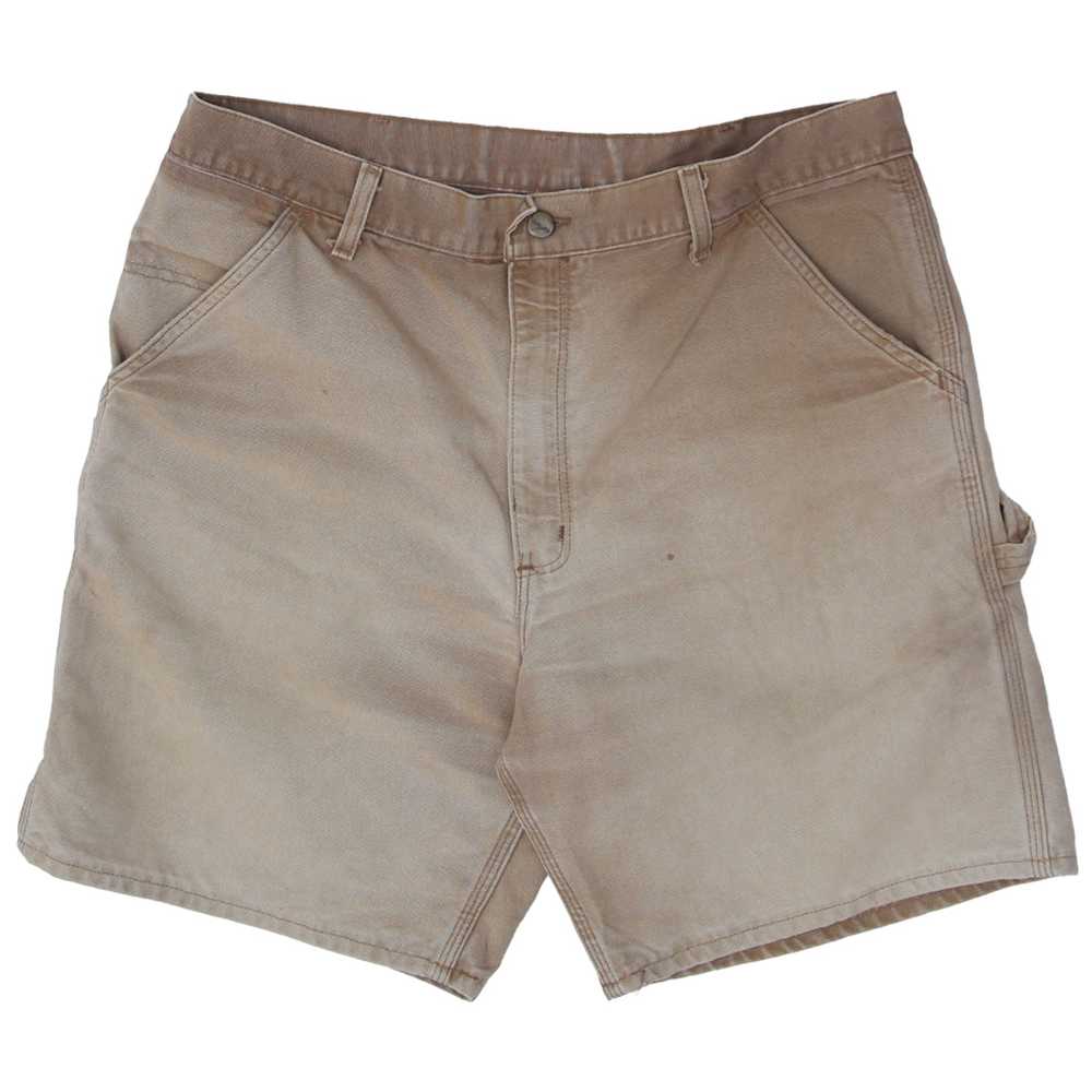 Mens Carhartt B25 BRN Carpenter Work Shorts - image 1