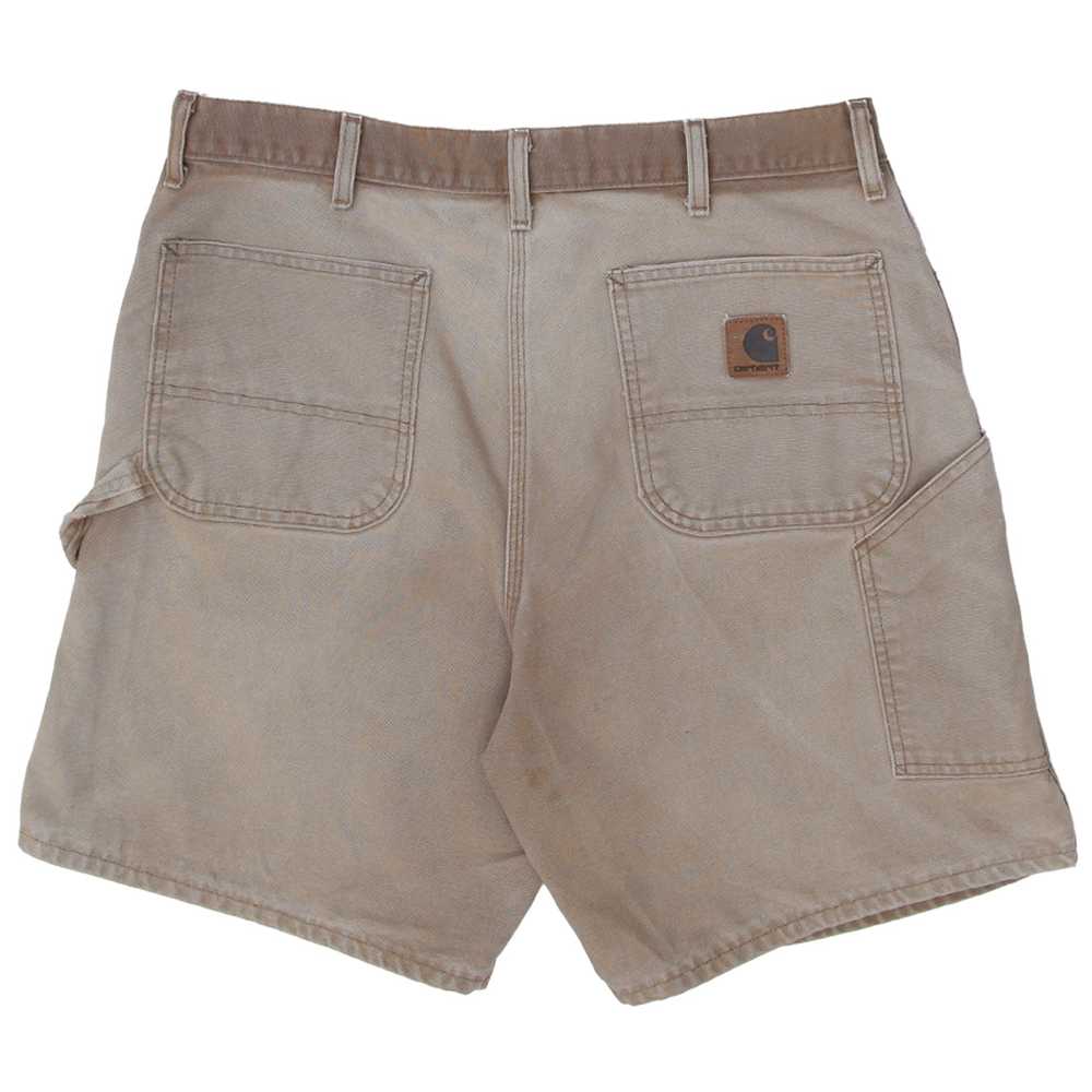 Mens Carhartt B25 BRN Carpenter Work Shorts - image 2