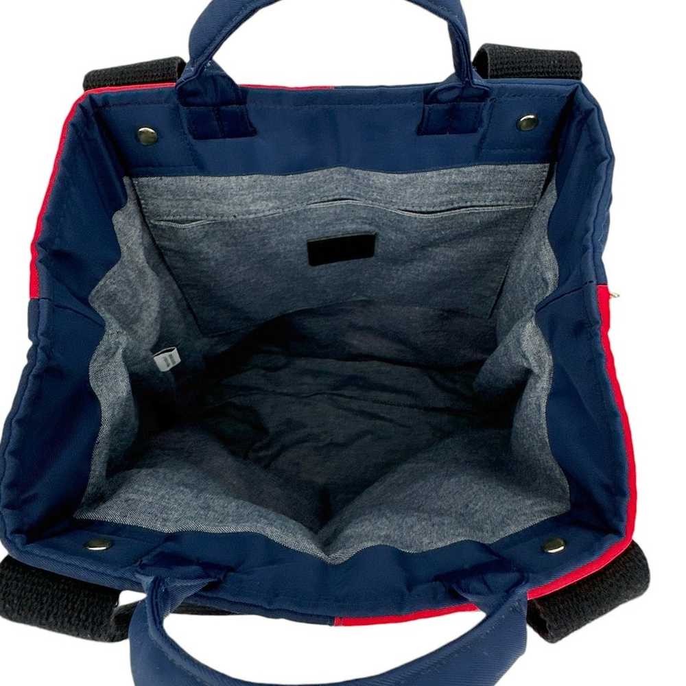 CLARE V. Annie Quilted Puffer Tote in Navy & Red - image 5