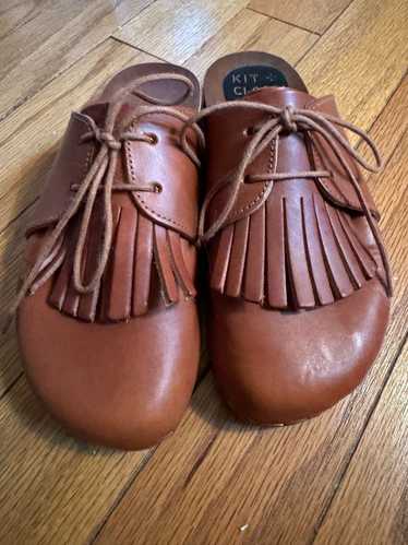 Kit + Clogs Low heel flex base wooden clogs (37) |