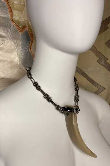 LANVIN TOOTH NECKLACE