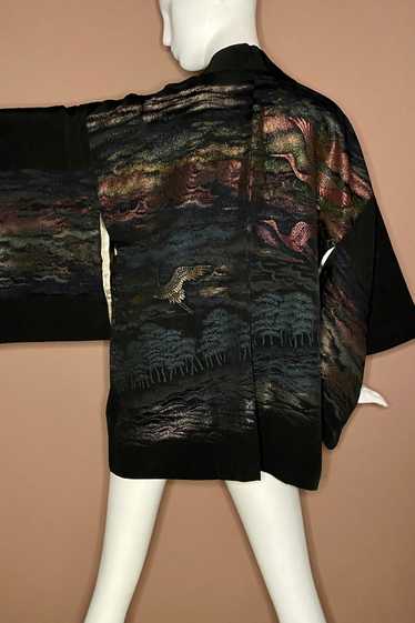 RAINBOW METALLIC LANDSCAPE KIMONO